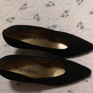 ysl Black heels